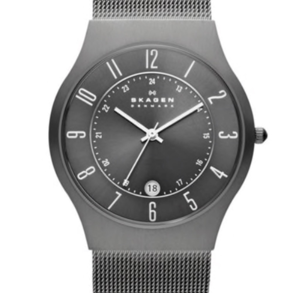 Skagen Men's 233XLTTM Grenen Grey Titanium Watch